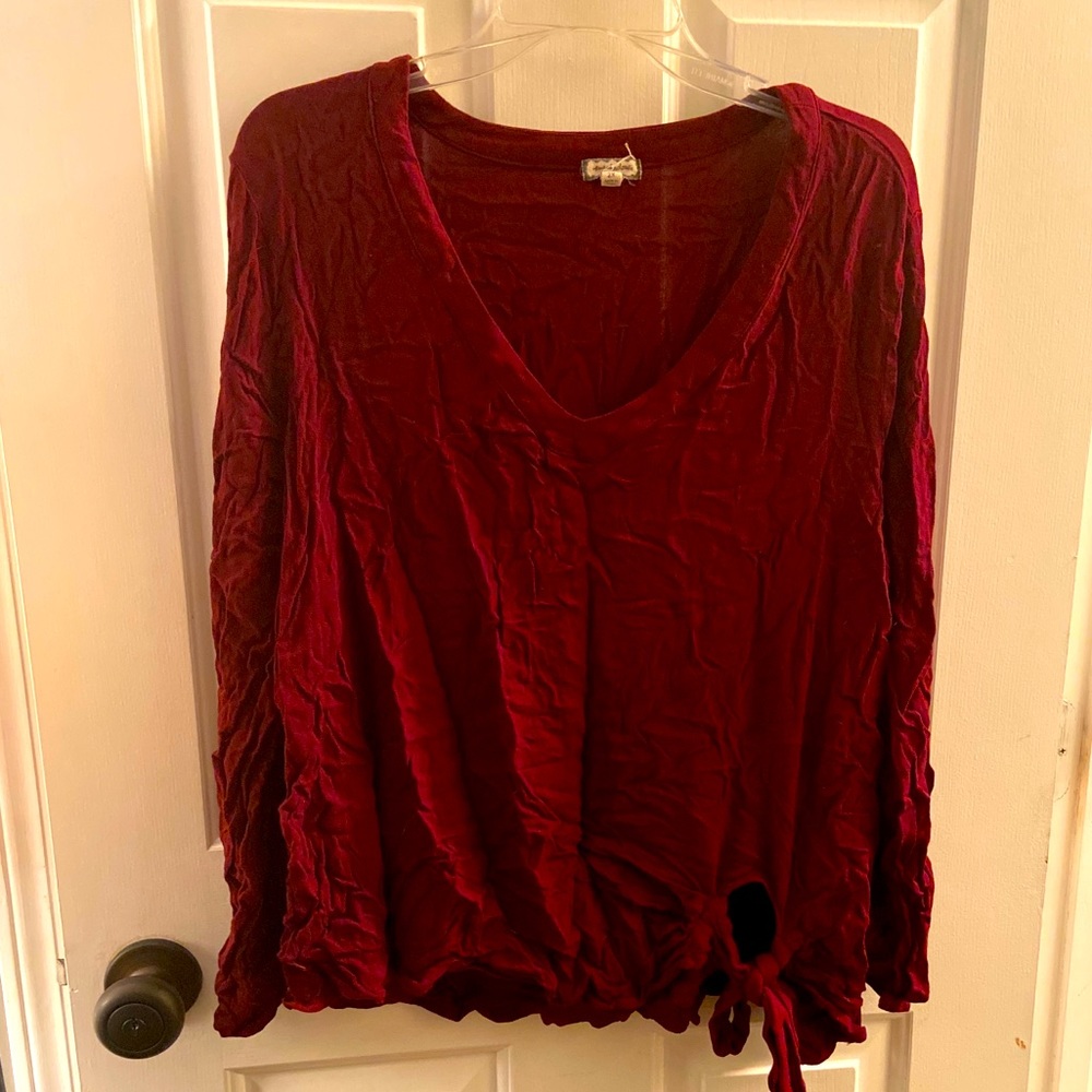 Tie-Accented Top